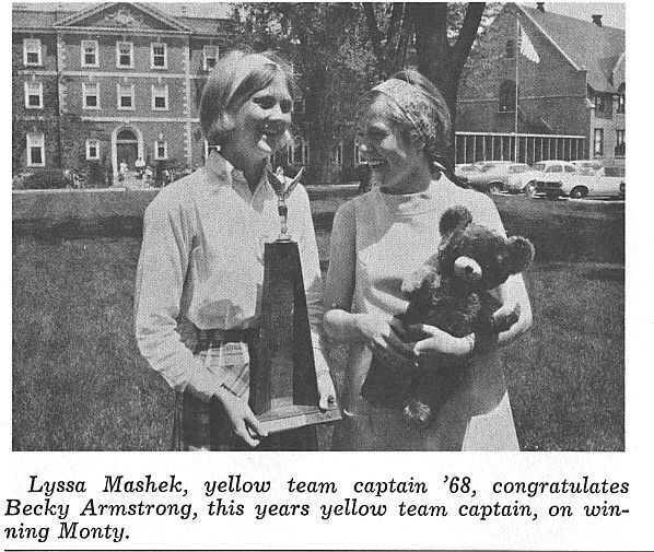 Monty winner 1967, article in school newspaper. Courtesy Lake Forest Academy Archives.