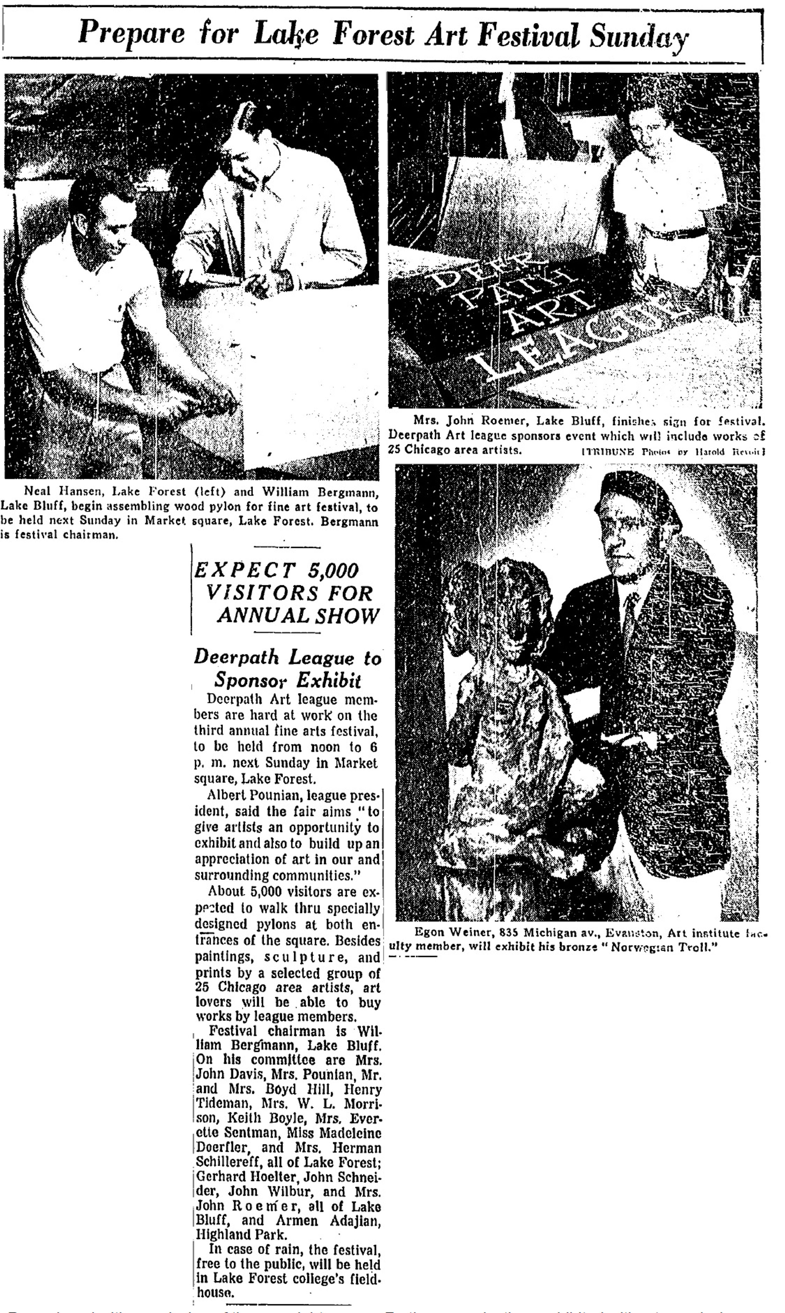 Chicago Tribune, September 8, 1957