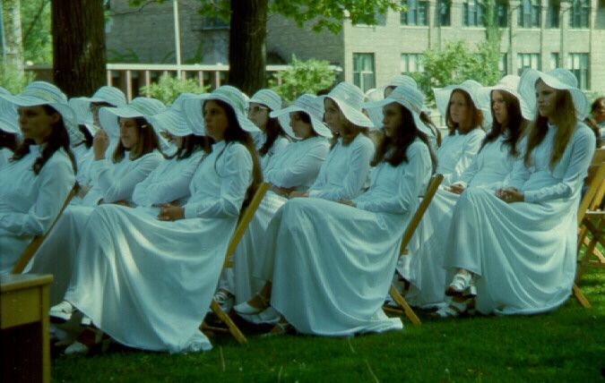Graduation, 1974. Courtesy Lake Forest Academy Archives.