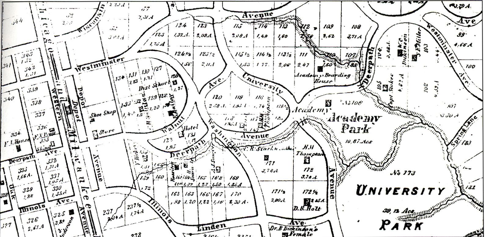 Lake Forest, 1862.