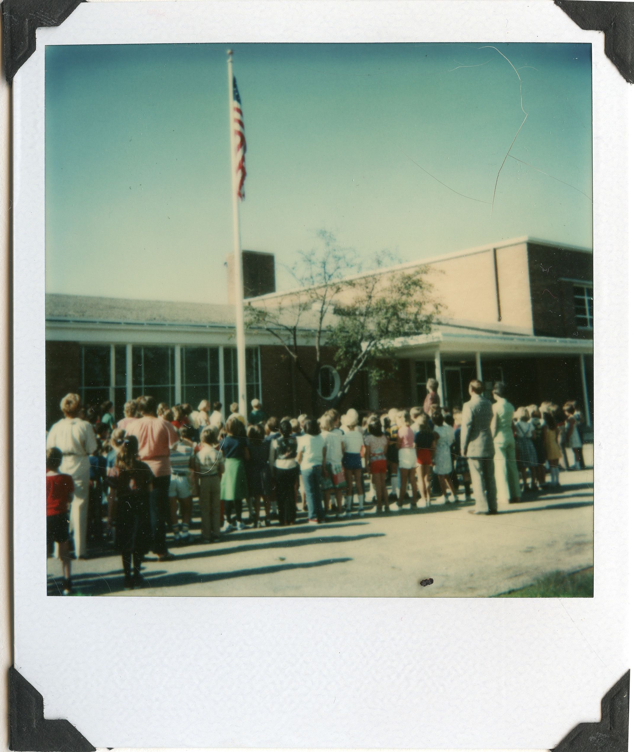 1980 - flag ceremony in honor of American hostages in Iran.