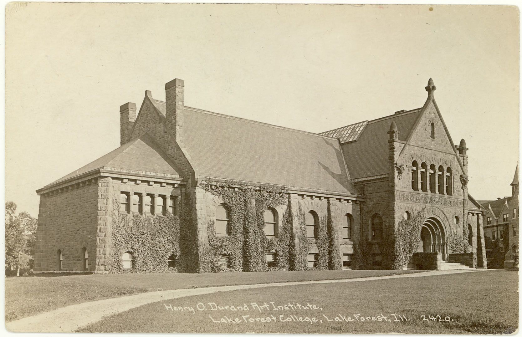 Durand Art Institute, Lake Forest College, built 1890-91.