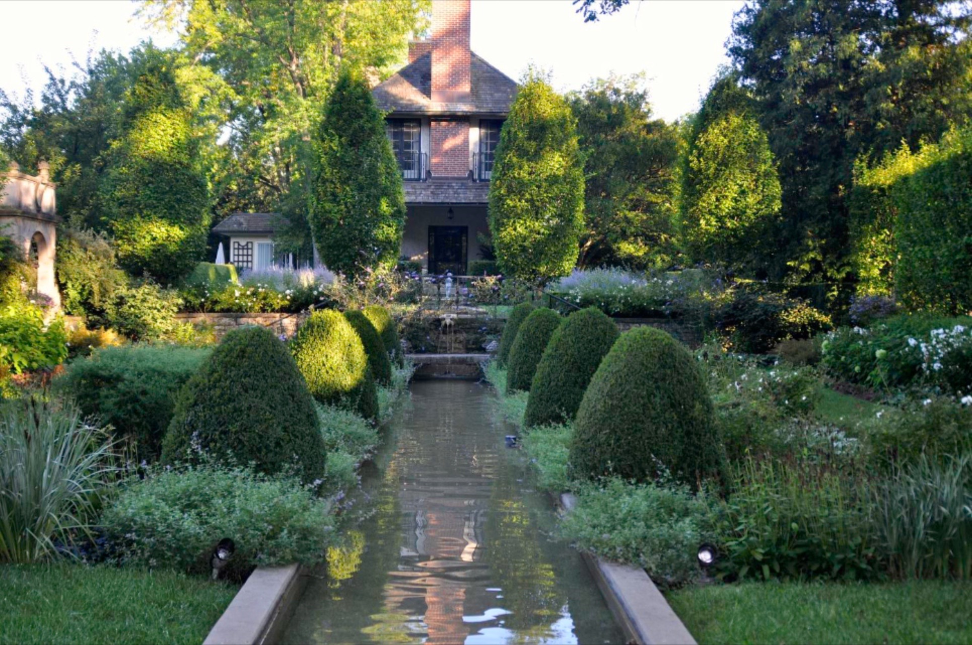 House of the Four Winds, Nichols garden renovated by Craig Bergman