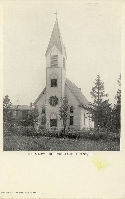 The first church building.