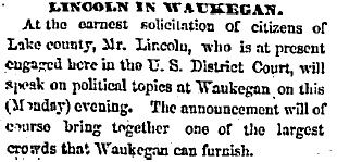 Chicago Press and Tribune, April 2, 1860.