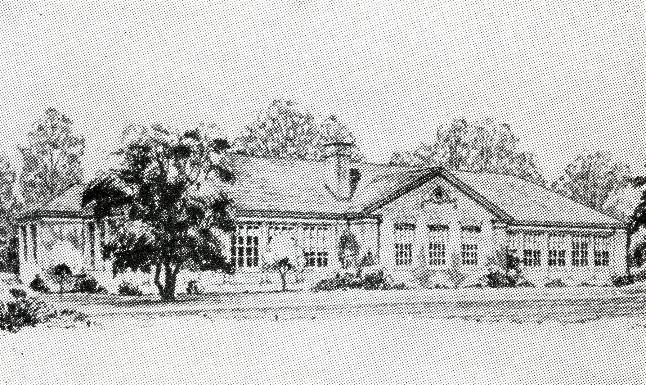 1929 drawing, William Robert and Alice Ives Stirling Memorial Cottage.