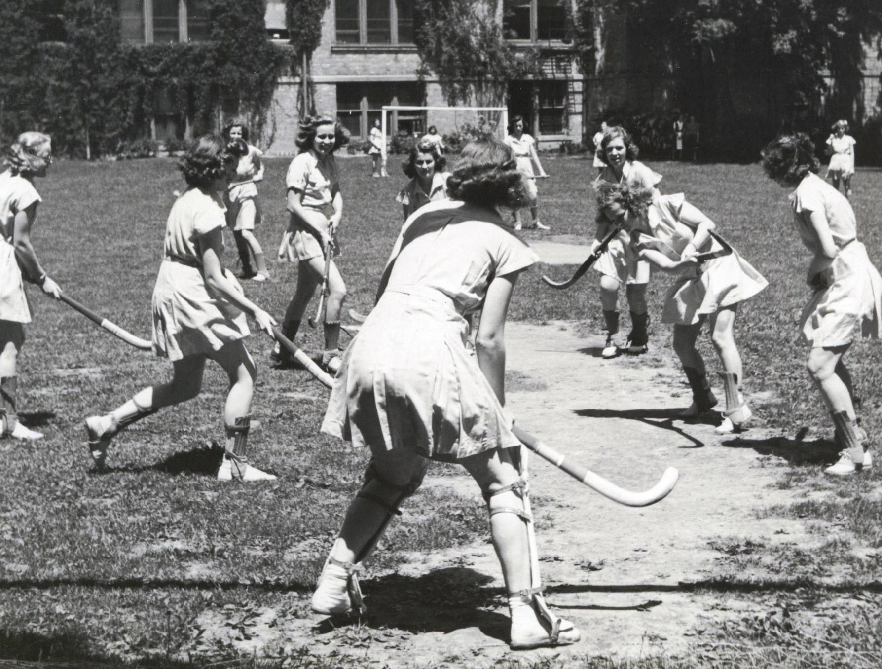 Field Hockey, 1940s.